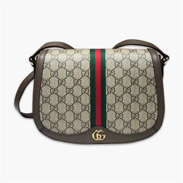 高仿古馳/Gucci Ophidia 系列手袋，低調的翻蓋設計加上容量感、廓形